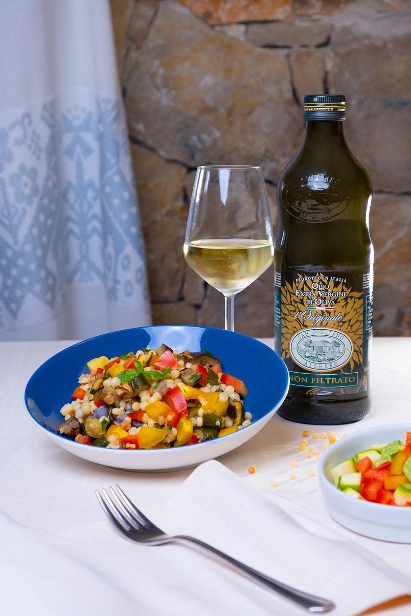 fregola con verdure